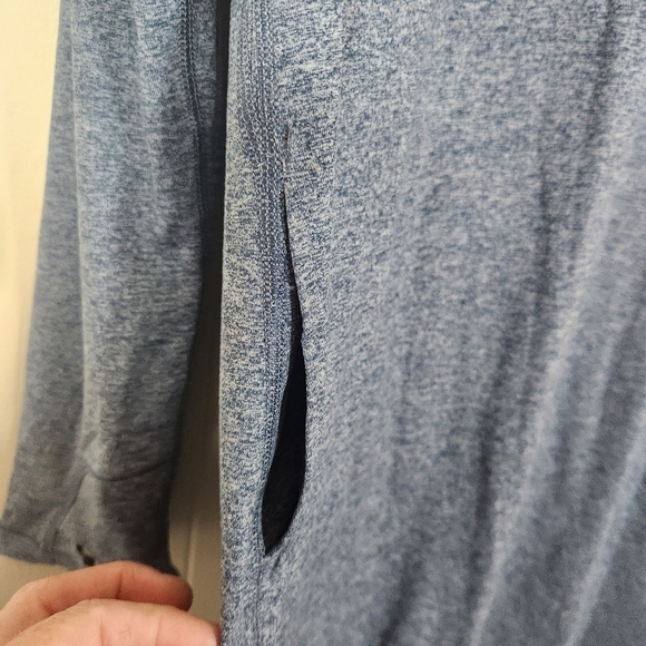 Athleta Uptempo Long Sleeve Athletic Dress Light Blue Size Medium - Picture 10 of 16